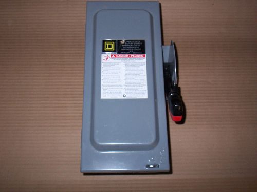 New square d hu361 30 amp 600v non fusible safety switch disconnect  out of box for sale