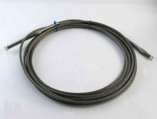 28&#039; Stainless Steel Braided Cable, SPC4-2143843-H13, 1/4&#034;