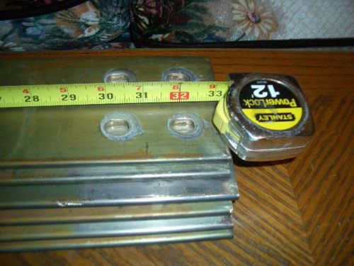 Copper Bus Bar 33&#034; x 4&#034; x 1/4&#034;  From Westinghouse 2000A 600V Panel - 10.4 lbs