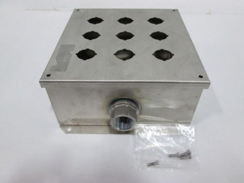 New square d 9001kyss9 9-hole control station 10x9-1/4x4-1/2in enclosure d300472 for sale