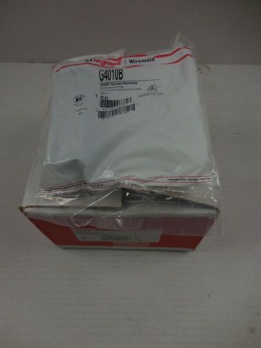 Lot of 7 legrand wiremold g4010b 4000 series raceway blank end fitting for sale