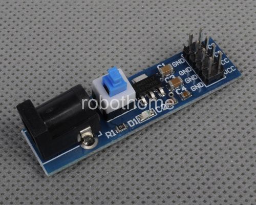 Ams1117--5v power supply module with switch input: 6.5-12v output: 5v brand new for sale