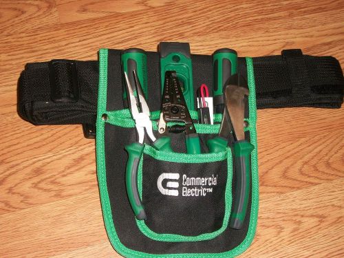 COMMERCIAL ELECTRIC 8-Piece Electrician&#039;s Tool Set with Pouch #429 201