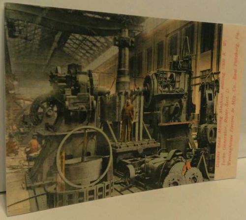 Old Westinghouse East Pittsburgh Pa. Double Head Milling Machine Postcard Repo