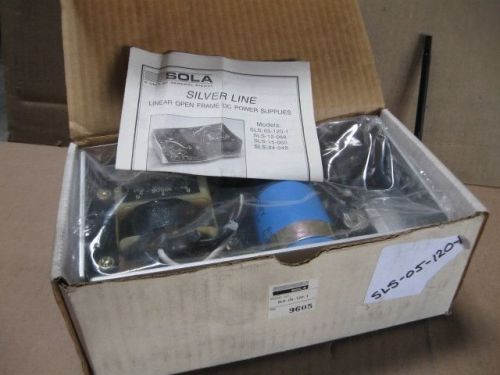 Sola dc power supply (sls-05-120-1) new in box for sale