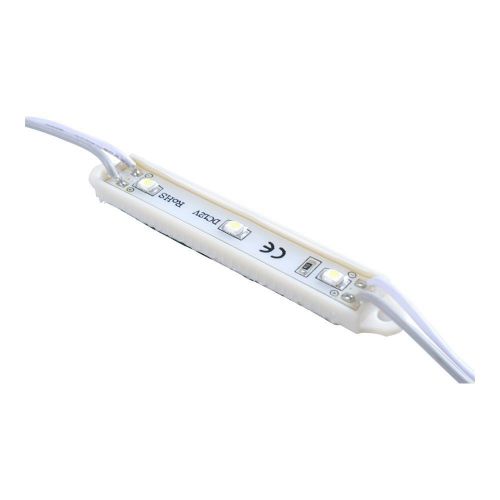 100pcs 66 x 12mm Waterproof LED Module (SMD 3528, 3LEDs, white light)