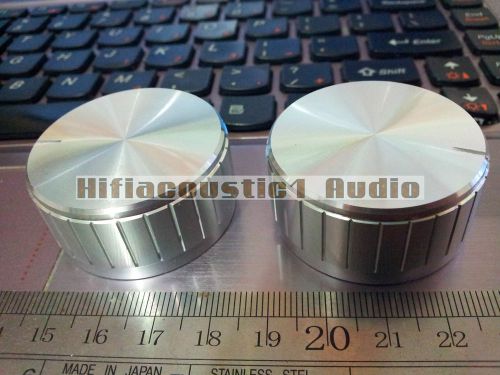 2Ps 40x19 Aluminum Volume Control KNOB CD Amplifier Potentiometer Fit ALAPS