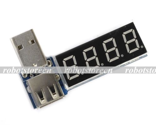 1pcs 4.5V-9.9V 0-3A Volt-Ammeter LED Display USB Voltage Ammeter ICstation
