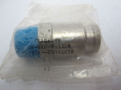 1ea new swagelok ss ptfe-sealed quick-connect ss-qt8-d-12pm for sale