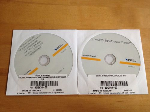 National Instruments LabVIEW SignalExpress 2010 software NI Data Logging