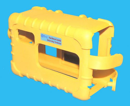 Rae systems gas monitor rubber boot protector &amp; belt clip yellow / qty for sale
