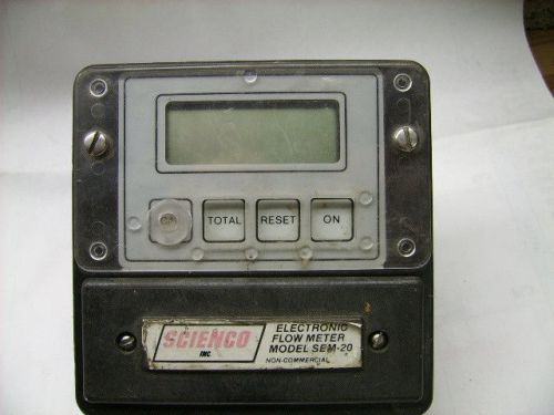 Scienco electronic gas or diesel flow meter model sem 20 for sale