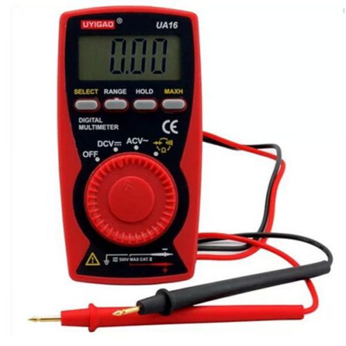 Thin Portable LCD Digital Multimeter DC AC Voltage Voltmeter Resistance Ohm Test