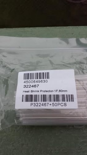 Single Fiber Heat-Shrink Fusion Splice Protection Sleeve, 60mm Long 50 pack