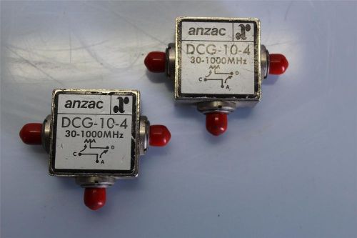 LOT OF 2 ANZAC DCG-10-4  ( 30 - 1000MHz ) SPLITTER