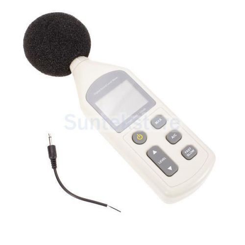 Digital lcd sound level meter noise pressure 30~130db decibel tester gm1357 new for sale