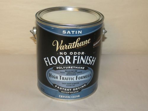 Varathane 230231 1 gallon  satin crystal clear diamond water based floor finish for sale