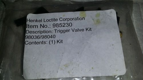 NEW HENKEL LOCTITE Trigger valve KIT 985230, new in unopened bag.