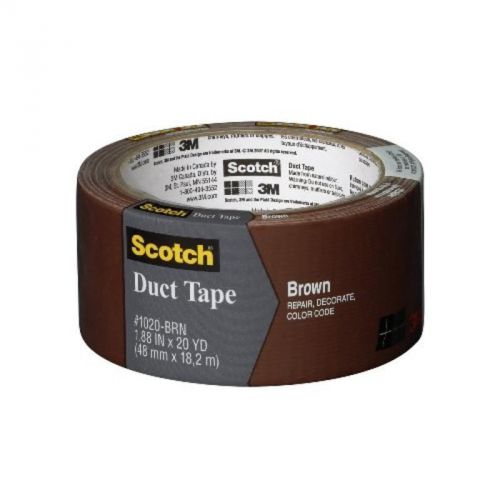 BROWN DUCT TAPE 1.88 X 20YARD 3M Cloth - Color 1020-BRN-A Red Brown 051131981966