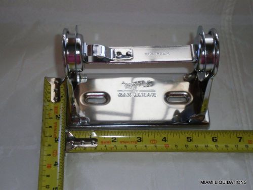 Classic Single Roll Locking Bath Toilet Paper Dispenser San Jamar R200XC Chrome