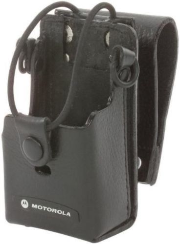 New motorola leather case with 3-inch swivel for rdx radios for sale