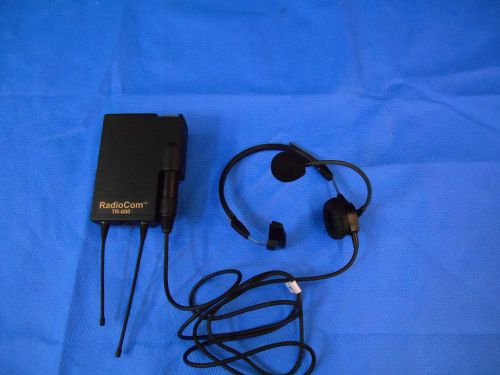 RadioCom / Telex TR-800 (71306 A2R) UHF Beltpack with Telex ph-88 headset