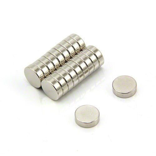 10 pcs neodymium magnets 1/2 * 1/8 inch disc n42 for sale