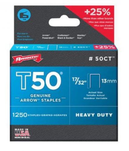Arrow 50ct24 ceiltile t50 staples  17/32&#034; (pack of 4) for sale