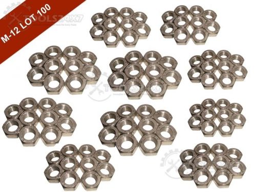 Finished hex nut a2 steel stainless fine pitch– pack of 100 nuts @ tools24x7 for sale