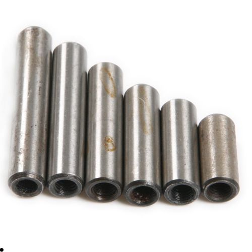 10pcs m8 threaded cylindrical plug pins dowel pin 20mm 25mm 30mm 40mm 45mm for sale