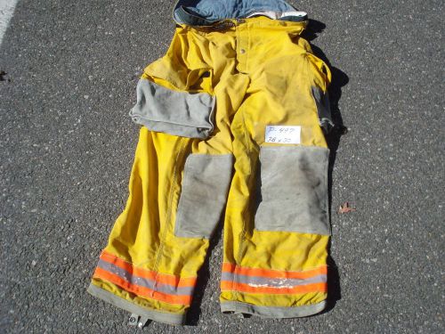 38x30 pants firefighter turnout bunker fire gear lion janesville.....p497 for sale