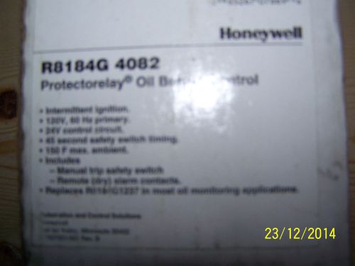 Honeywell r8184g 4082 oil burner primary control for sale