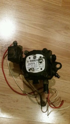 Suntec a2va-7116 suntec single stage 3450 pump with shut off valve for sale