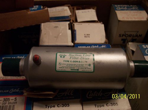 Sporlan catch all c-309-s-t-hh suction line filter drier  approx 1&#034; b#17 for sale