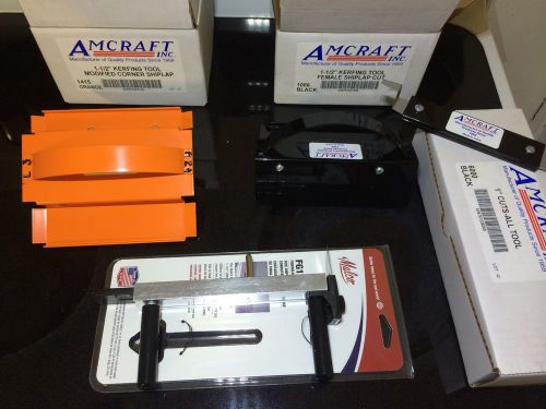 Amcraft 1.5&#034; kerfing full set tools shiplap modified shiplap malco fg1 1086 1415 for sale