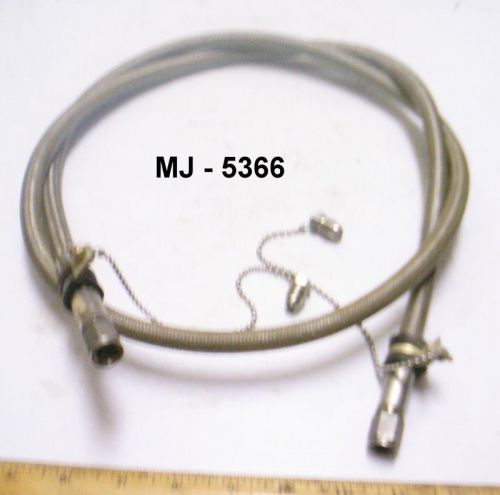 Titeflex stainless steel braided hose w/ end connectors for sale
