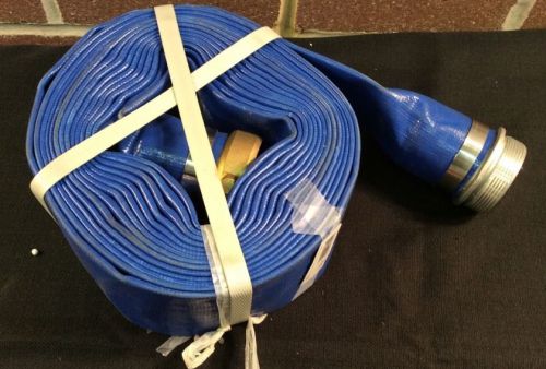 Blue Lay Flat PVC Discharge Hose 2&#034; x 25ft PN: 98138040 * New * Make Offer