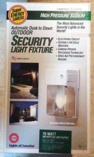 Outdoor security light high pressure sodium white 70 watt for sale
