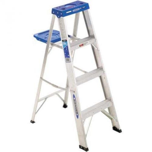 Type i aluminum stepladdr 4&#039; 364 werner co ladders 364 051751010411 for sale