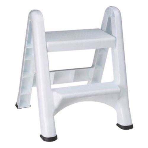 Rubbermaid 4209 ez step folding stool, 2-step, white new for sale
