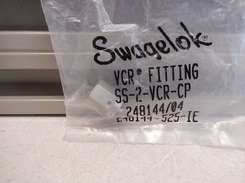 NEW SWAGELOK VCR FITTING SS-2-VCR-CP 856