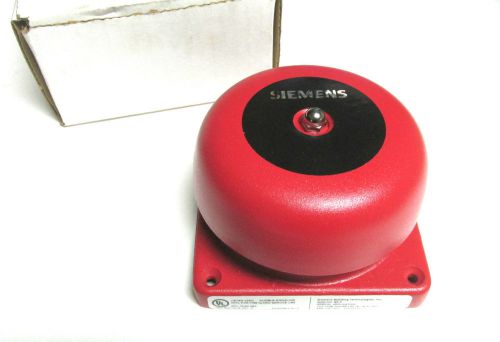 Nib...siemens bldg tech. audible signaling for fire alarm (red) bf-f  ..  wp-53 for sale