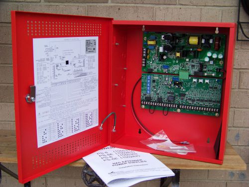 Fire alarm powerpath ps-8 24vdc 8a nac power supply in enclosure w/keylock &amp; key for sale