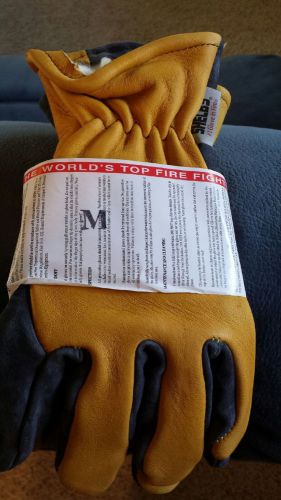 SHELBY Firefighter GLOVES: Structural Style No. 5280G - Gauntlet Style-Medium