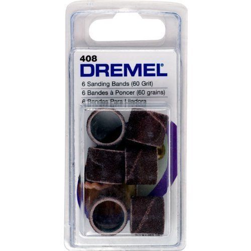 Dremel 408 1/2&#034; x 60 grit sanding band (pack of 6)  *new* for sale