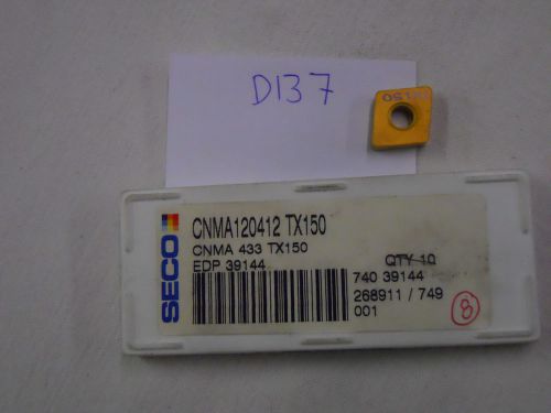 8 new seco cnma 433 carbide inserts. cnma 120412. grade: tx150.   {d137} for sale