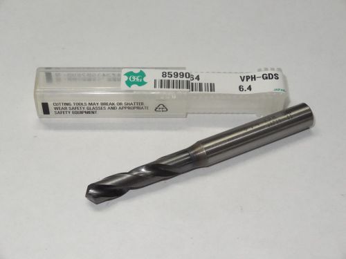 OSG 6.4mm 0.2520&#034; Screw Machine Length Twist Drill VPH-GDS TiALN Coated 8599064