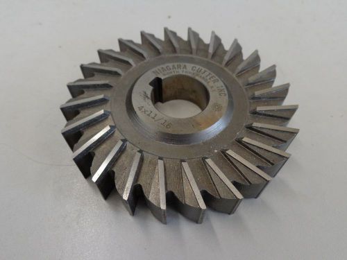 NIAGARA STRAIGHT TOOTH SIDE MILLING CUTTER 4 X 11/16 X 1