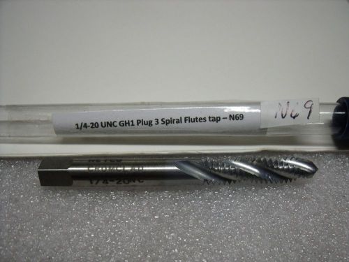 1/4-20 UNC Tap GH1 Plug 3 Spiral Flutes Chrome Clad Tap HSS USA – NEW -N69