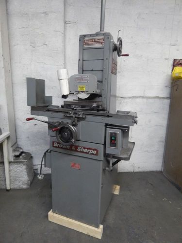 Surface grinder brown &amp; sharpe micromaster 612 hand opp roller tble w6x12 chuck for sale